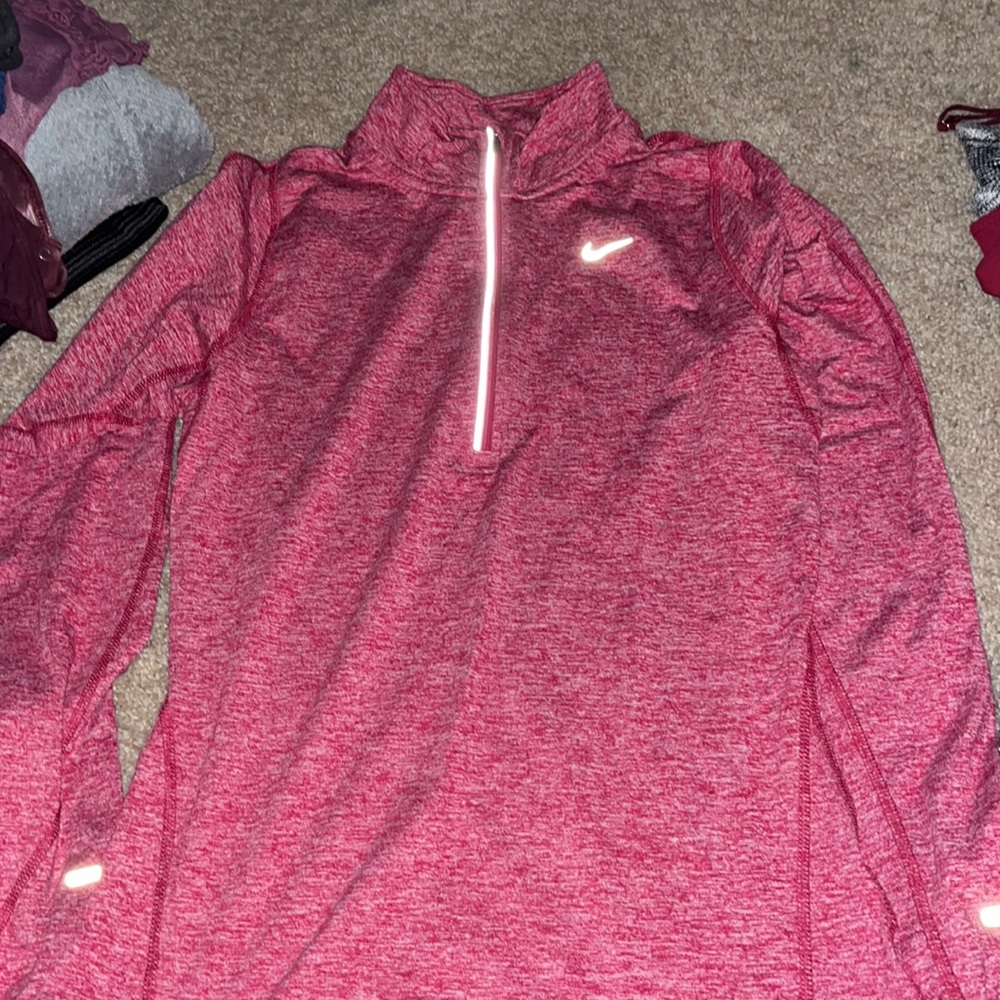 Pink nike pullover